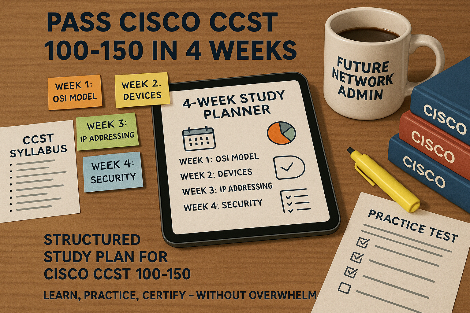 Pass Cisco CCST 100-150 in 4 Weeks